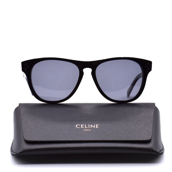 Celine Paris CL40102I 01A Polarized Black Grey Sunglasses 58-17 - Picture 6 of 15